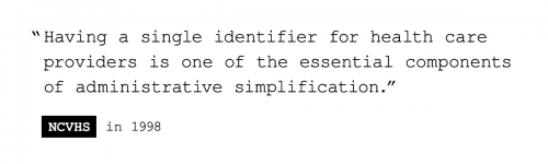 The Complete History of the NPI Number – BulletinHealthcare