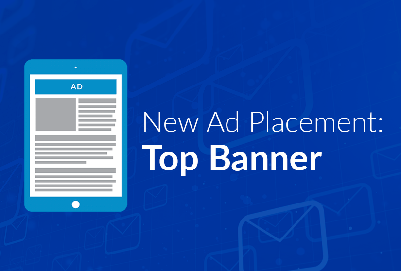 top banner email ad
